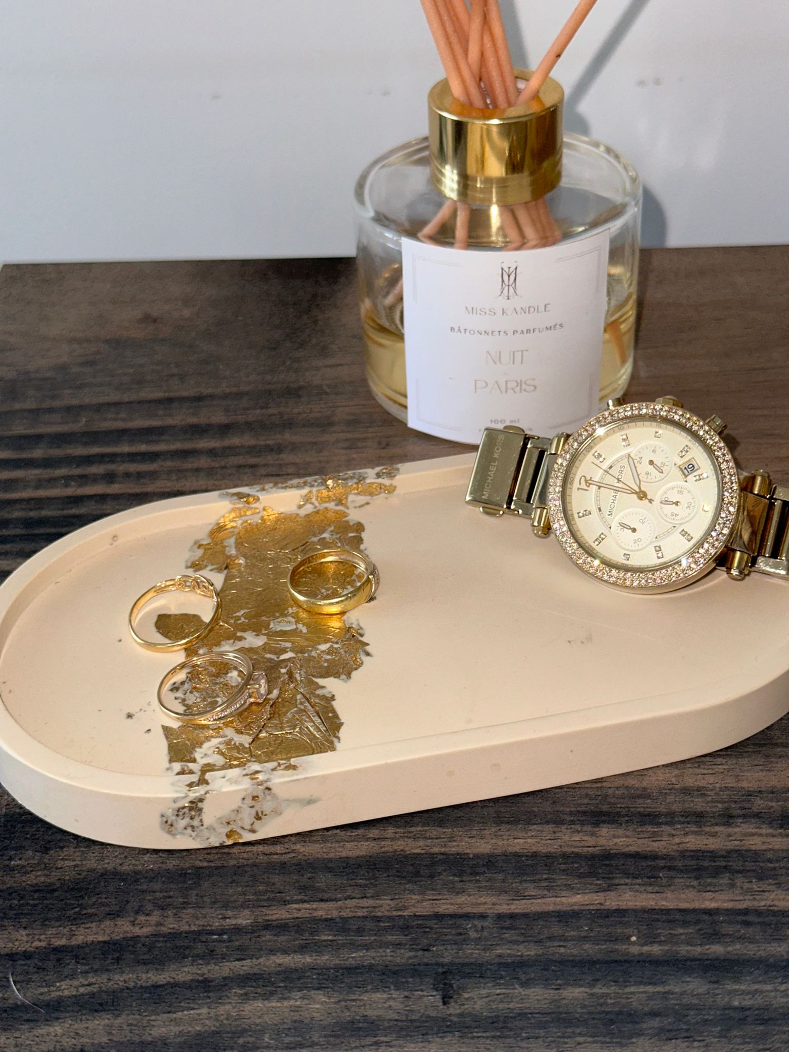 Plateau ovale en jesmonite – Image 2