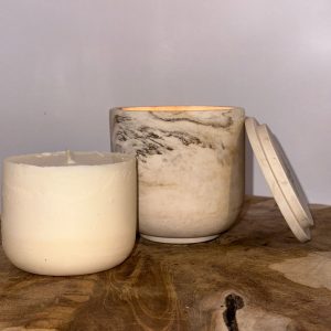 Recharge pour bougie pot jesmonite